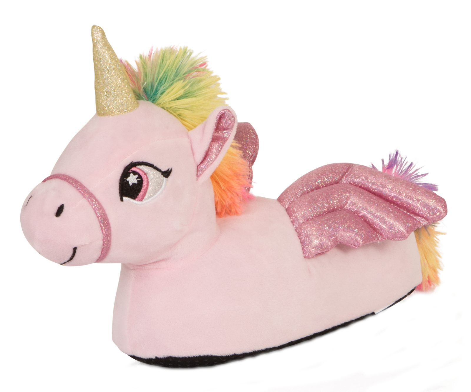 Womens Girls Novelty 3D Character Plush Unicorn Slippers Ladies Gift Size 10UK8 eBay